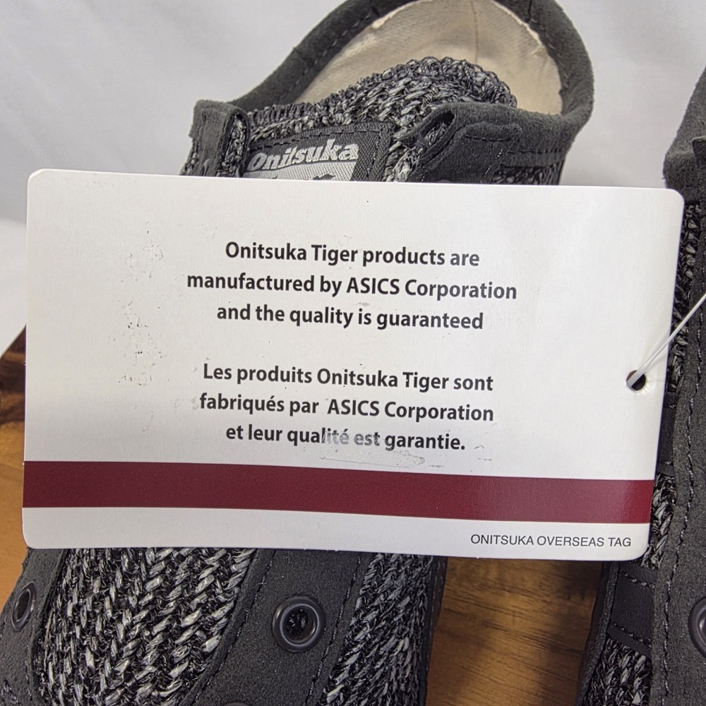 Onitsuka Tiger Mexico 66 Slip-On Rare 1182A046 Gray Tweed Unisex 6.5 NWT - Picture 8 of 12